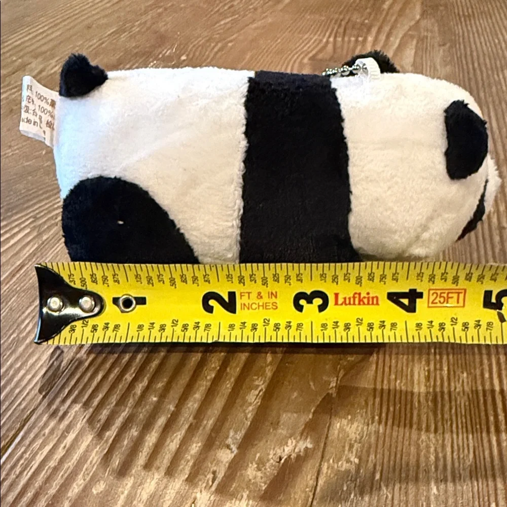 Charming Black and White Panda Keychain purse charm